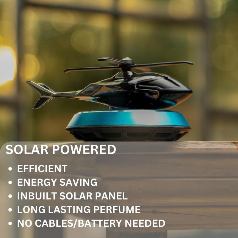 Solar Helicopter Car Air Freshener
